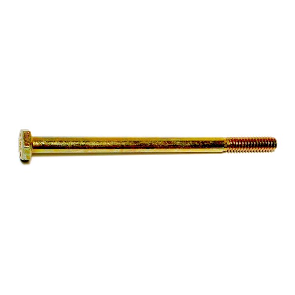 Midwest Fastener Grade 8, 1/4"-20 Hex Head Cap Screw, Zinc Yellow Steel, 4 in L, 50 PK 00672 - main